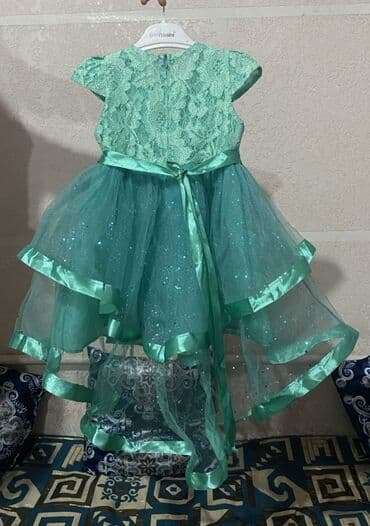 Балдардын кийим-кечелери жана бут кийимдери: Балдар көйнөгү, түсү - Жашыл — 7