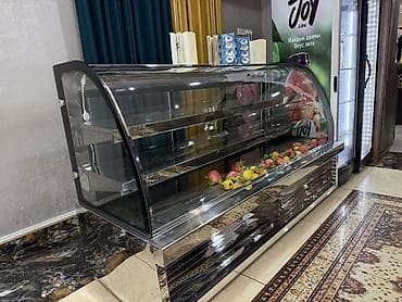 Оборудование для бизнеса: Холодильная кондитерская витрина - Панорамное изогнутое стекло по — 2