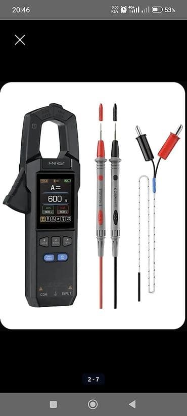 усилитель тока: Клещи🔧 Цифровой мультиметр-клещи FNIRSI DMC-100 — профессиональная — 3