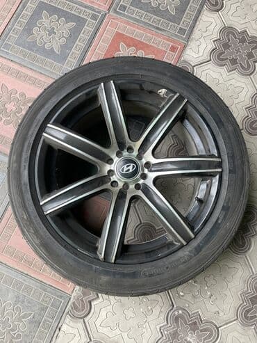 Литые Диски R 18 Hyundai, 1 шт, отверстий - 5, Б/у