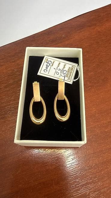 Серьги, Проба 585, Без вставки, Женские, Новый at lalafo.kg Серьги, Проба 585, Без вставки, Женские, Новый