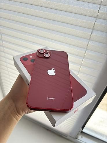 редми 12 с: IPhone 13, Б/у, 128 ГБ, Красный, Коробка, 81 % — 5
