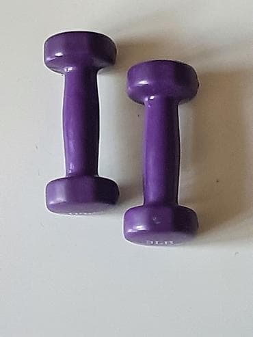 Гантели для фитнеса женские по 1 кг 3LB. Цена за 2 шт — 3