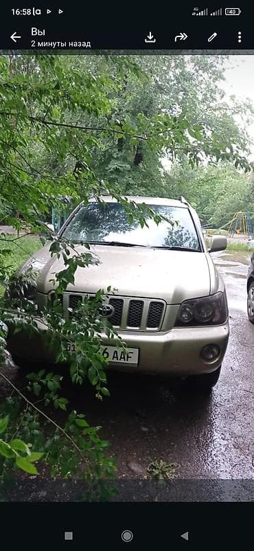 kluger: Toyota Kluger: 2001 г., Автомат, Бензин, Внедорожник — 2