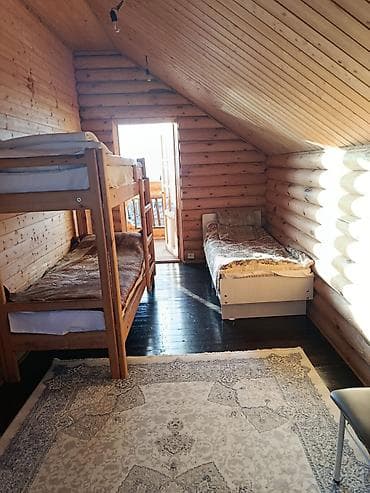 кв манас: Двухэтажный срубовой дом с балконом и террасой. Планировка и — 4