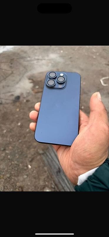 айфон 15 про реплика: IPhone 15 Pro, Б/у, 128 ГБ, Синий, 89 % — 2