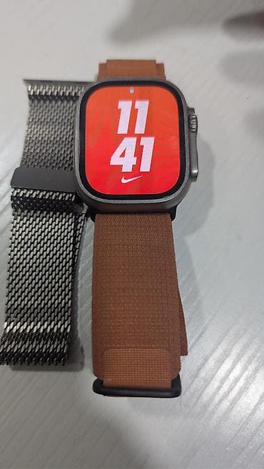телевизор уста: Смарт‑часы форм‑фактора Apple Watch Ultra, размер 49 мм. На экране — 3