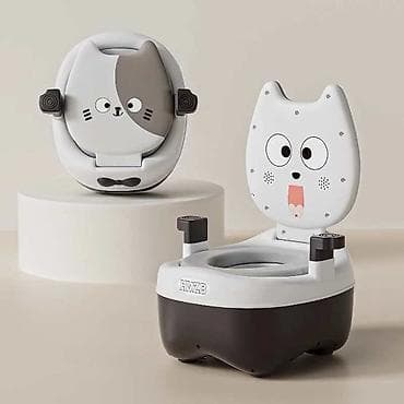 fidget cube: Детский горшок «котик» со спинкой и крышкой - Дизайн в виде забавного — 1