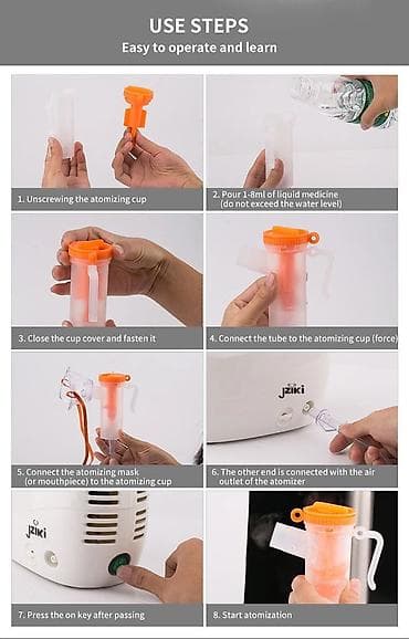 Медицинская мебель: Ингалятор небулайзер новые доставка 24/7 Бишкек, компрессорный — 5