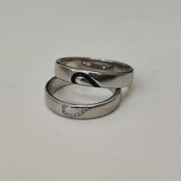 купить свадебное платье недорого: Кольцо, Обручальное, Проба 925, Унисекс, Новый — 10