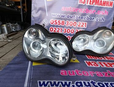 кузовной детали на спринтер: Комплект передних фар Mercedes-Benz Б/у, Оригинал, Германия — 4