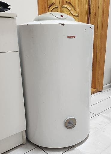 горизонтальный аристон: Накопительный водонагреватель Объем бака: 80 л, Ariston, Электрический, Регулятор температуры, Эмалированная сталь, Б/у — 1