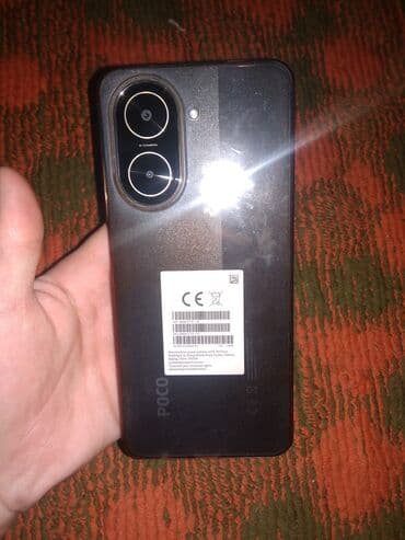 симка йота: Poco C71, Колдонулган, 128 ГБ, түсү - Кара, 2 SIM — 4