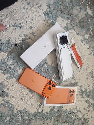 logitech combo touch: IPhone 17 Pro Max, Новый, 1 ТБ, Оранжевый, 100 % — 1