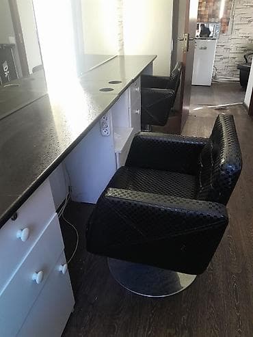 Парикмахерское рабочее место с креслами 2 шт по 10 000 - Столешница