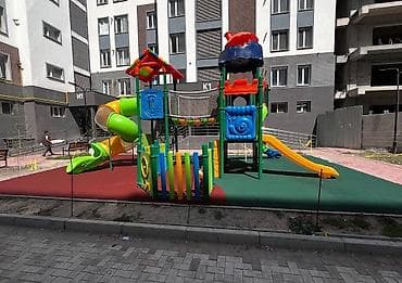 Оюн комплекстери: Детский игровой комплекс уличный - Яркий модульный комплекс из — 1