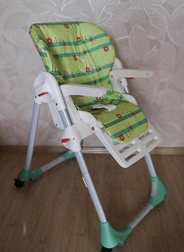 pop it: Стульчик для кормления, Б/у, Chicco, Металл, Другой вид, цвет - Зеленый — 2
