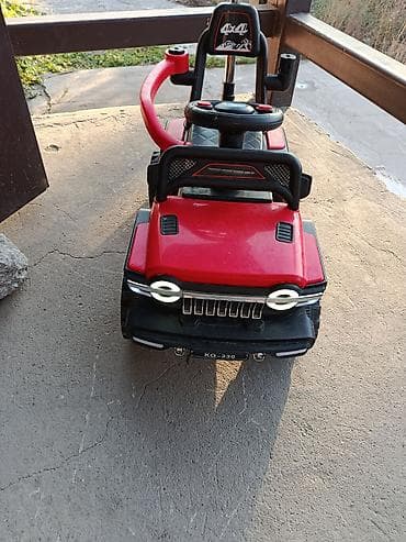 carrello коляска: Детский толокар-джип KQ-330 - Тип: толокар/каталка с родительской — 3