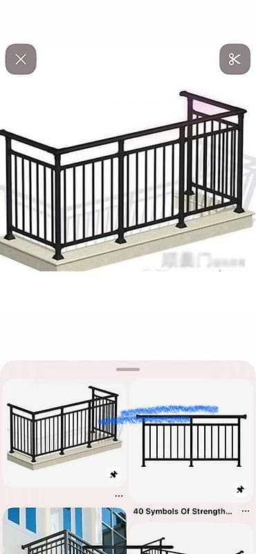 перила для балкона: Решетки на балкон, На заказ — 1