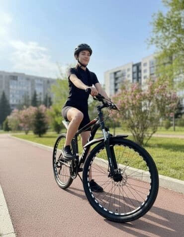 шоссейные покрышки на горный велосипед: Городской велосипед, Рама L (172 - 185 см), Б/у — 1