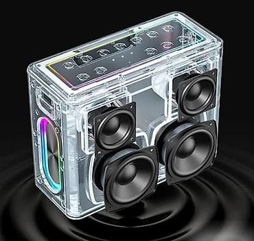 Аудиотехника: Портативная колонка караоке система Music Legend V60 с двумя — 9