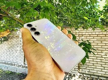 galaxy s20 5g: Samsung Galaxy A55, Б/у, 128 ГБ, цвет - Белый, 1 SIM, 2 SIM, eSIM — 2