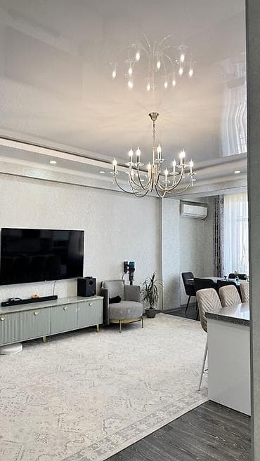 Недвижимость: 3 комнаты, 90 м², Кожомкул стадион Элитка, 13 этаж, Дизайнерский ремонт — 2