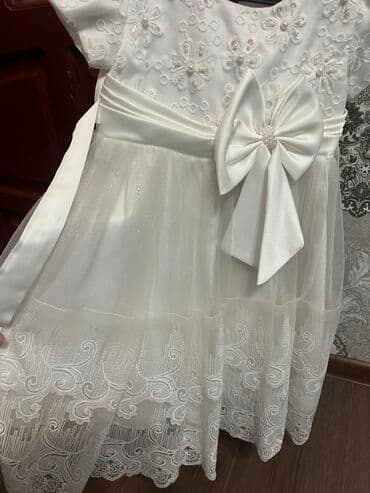 джинсы слоучи: Балдар көйнөгү, түсү - Ак, Колдонулган — 3