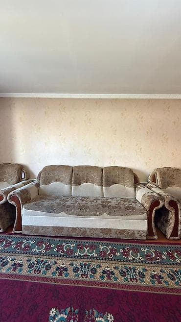 румынский спальный гарнитур: Комплект мягкой мебели, цвет - Коричневый — 7