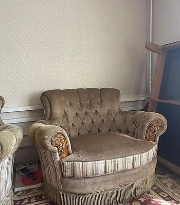 Эмерек гарнитурлары: Ашкана үчүн жумшак бурчек, түсү - Күрөң — 1