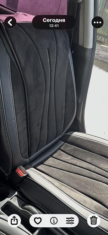 кожа авто: Чехлы Экокожа, С подушкой, цвет - Черный, Новый, Самовывоз — 3