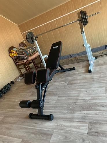 джим лежа: FAMILY SPORT Универсальный тренажёр 4в1 Со штангой 50кг Весь — 3