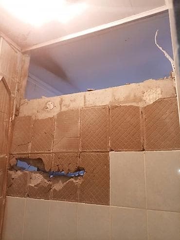 штробление: Демонтаж и перепланировка санузла/перегородок - Разборка перегородок — 3