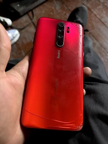 Redmi, Redmi Note 8 Pro, Б/у, 128 ГБ, цвет - Красный, 2 SIM