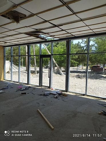 витра: Алюминиевое витражное остекление с дверным блоком - Фасадная система — 3