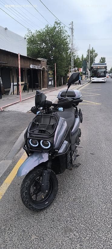 зарядное устройство для скутера: Скутер JiLang (туринговый/adv-стиль), серо‑чёрный.(хамелеон) СРОЧНО! — 6