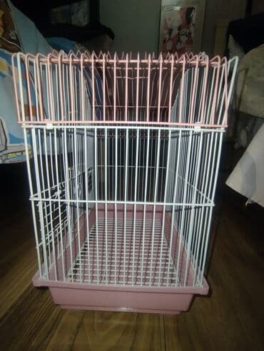 купить рыбу в аквариум: САМОВЫВОЗ! Клетка для птиц компактная КАРА-БАЛТА!! - Материал — 3