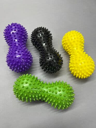 купить спортивный валик для спины: Массажер двойной с шипами предназначен для расслабления и укрепления — 1