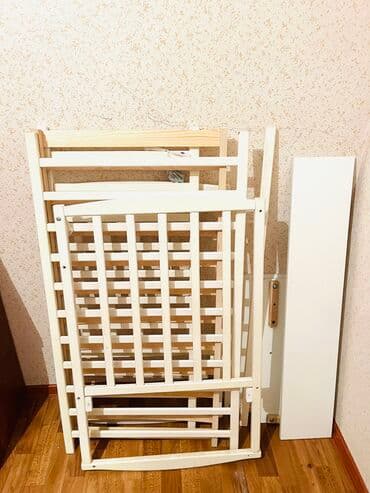 спальные гарнитуры ош: Манеж из дерева 
Состояние хорошее 
Качается — 6