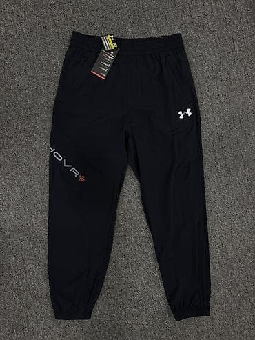 Брюки: Мужские брюки, M, L, XL, Under Armour, Новый, цвет - Черный, Самовывоз — 1