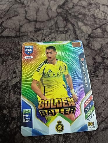та бокс: Коллекционная карточка PANINI FIFA 365 — GOLDEN BALLER — 1