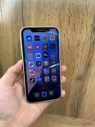 iphone 11pri: IPhone Xr, Б/у, 128 ГБ, Серебристый, Кабель, 77 % — 4