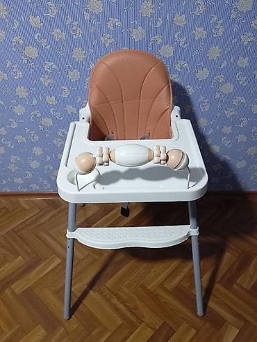 Дом и сад: Стульчик для кормления, Б/у, Металл, цвет - Белый, Платная доставка — 1