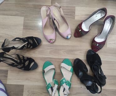 женская обувь больших размеров: Босоножки, 40, AURA SHOES, Б/у, цвет - Розовый, Самовывоз — 1