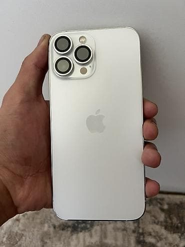 IPhone 13 Pro Max, 128 ГБ, Серебристый, Защитное стекло, Чехол, 80 % at lalafo.kg IPhone 13 Pro Max, 128 ГБ, Серебристый, Защитное стекло, Чехол, 80 %
