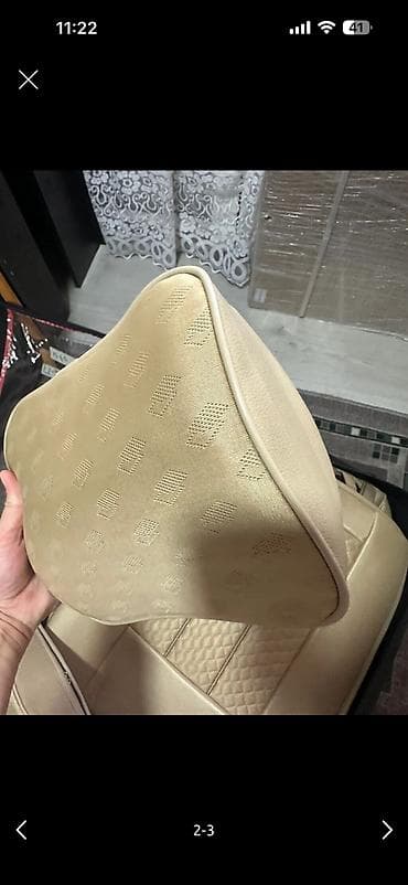 чехлы авто бу: Чехлы Тканевые, цвет - Бежевый, Новый — 3