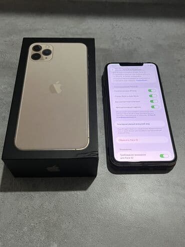 ТВ и видео: IPhone 11 Pro Max, Б/у, 512 ГБ, Золотой, Чехол, 73 % — 4