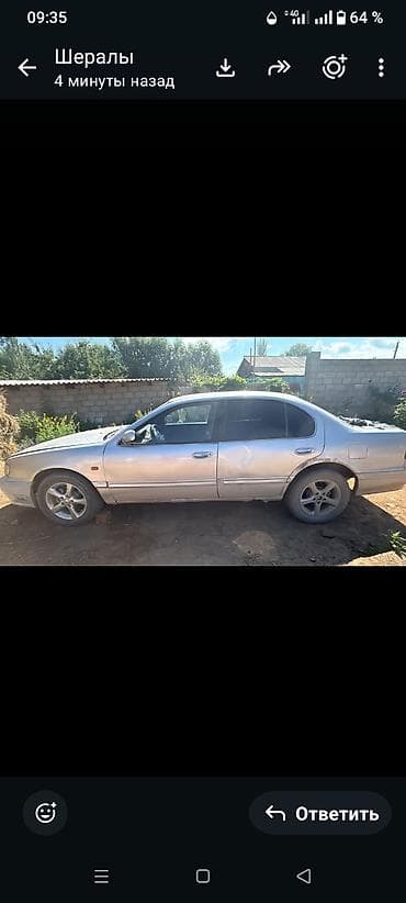 Унаа: Nissan Cefiro: 1998 г., 2 л, Кол менен иштөөчү, Бензин, Седан — 3