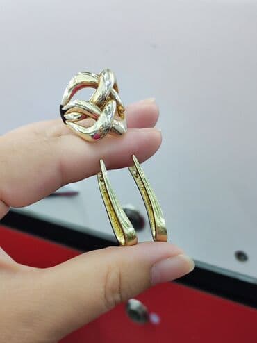 свадебные наборы ручной: Серебро Италия Через с напылением жёлтое золото Размеры имеются — 4