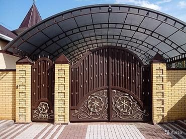 Эмерек: Изготовление навесов, ворот и входных групп из металла. На фото — 1
